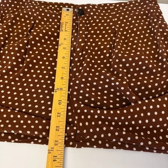 Free People Can’t Take My Eyes Off You Flare High Rise Polka Dots Women’s Large - Picture 14 of 15
